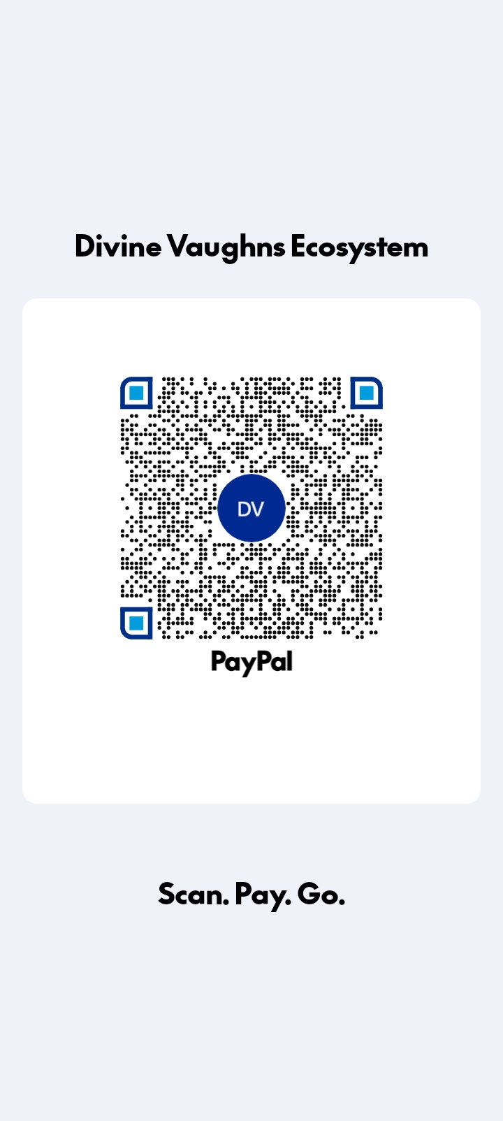 Divine Vaughns Ecosystem — PayPal QR code